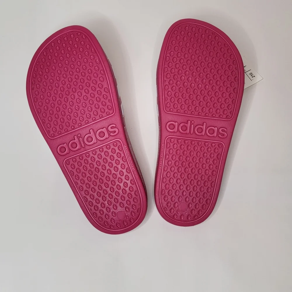 Adidas | Adilette Aqua K Pink slides girls Size 1K